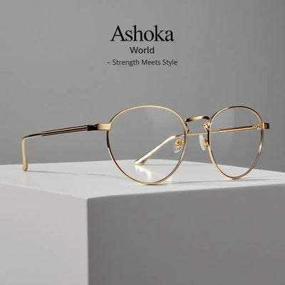 Ashoka World Eyeglass Metal Frames Round - Ashoka Watch Company