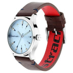 Fastrack I Love Me Quartz Analog Blue Dial Leather Strap Watch for Guys - Ashoka Watch Company
