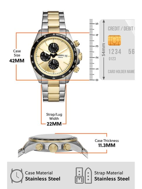Fossil FS6126 Autocross Chronograph Analog Watch For Men - Ashoka Watch Company