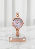 HMT Rose Gold Women’s Watch with Mother - of - Pearl Dial - Ashoka Watch Company